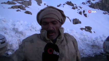 Şırnak'ta ekiplerin karla mücadelesi sürüyor