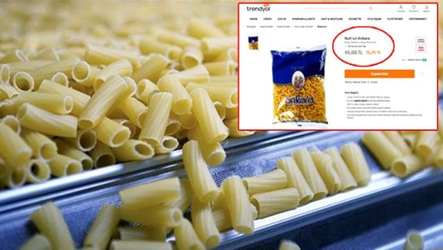 Makarnada tepki çeken fahiş fiyatlar sonrası Trendyol ve Nuh'un Ankara'dan açıklama geldi
