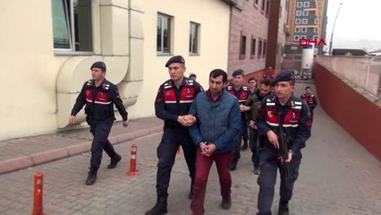 Kayseri'de, 5 HTŞ şüphelisi adliyede