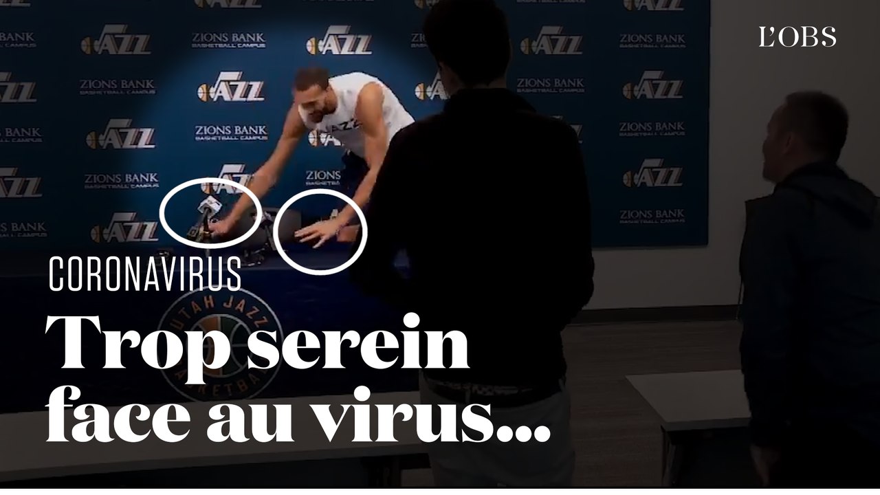 Ce joueur français de NBA, Rudy Gobert, était trop serein face au coronavirus... Il l'a attrapé