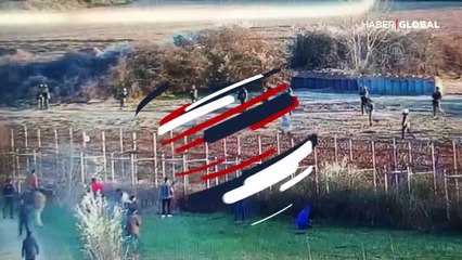 Yunanistan gaz bombalarının etkisini artırmak için 'fan' çalıştırıyor