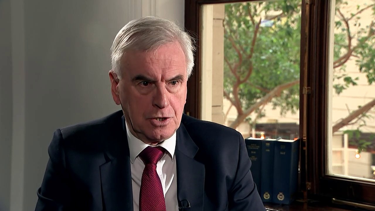 McDonnell: Labour leadership event likely to be cancelled