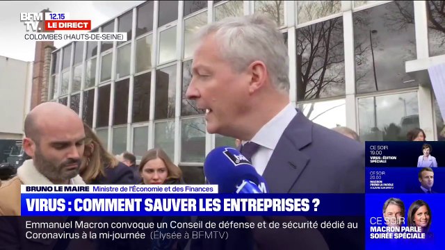 Tous les prêts faits aux PME seront garantis par l'État à 90% annonce Bruno Le Maire