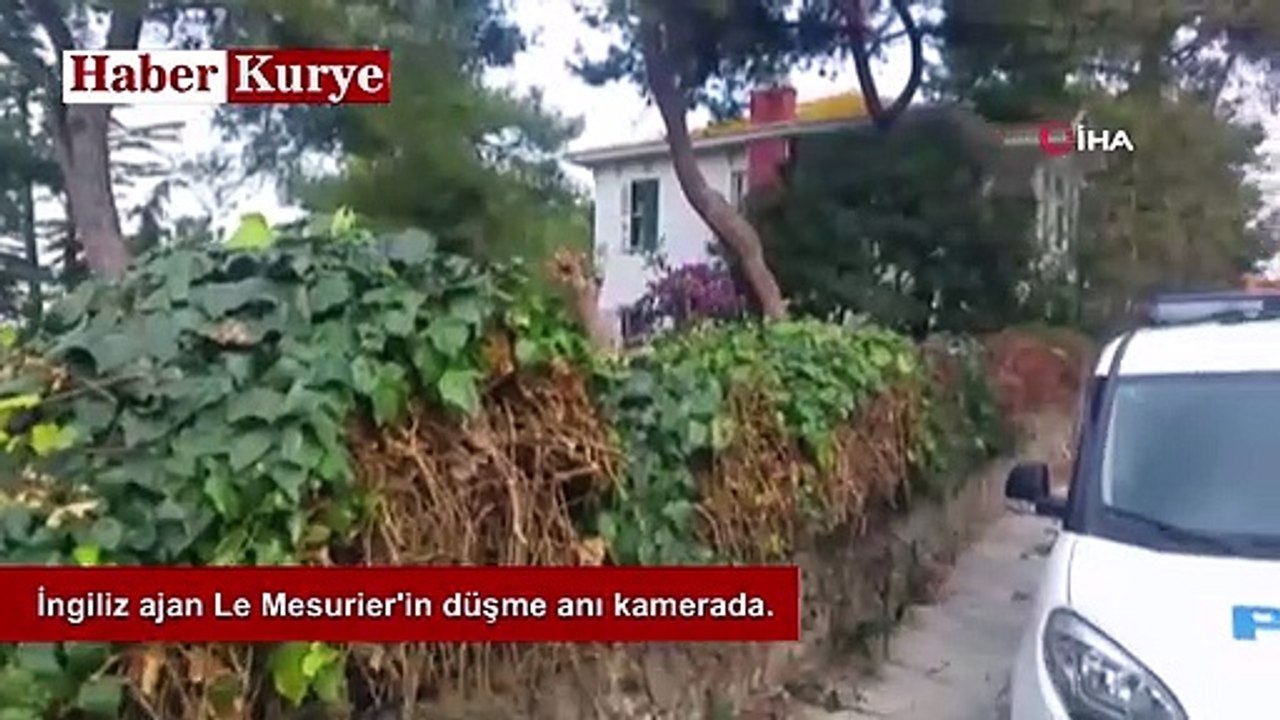 İngiliz ajan Le Mesurier'in düşme anı kamerada