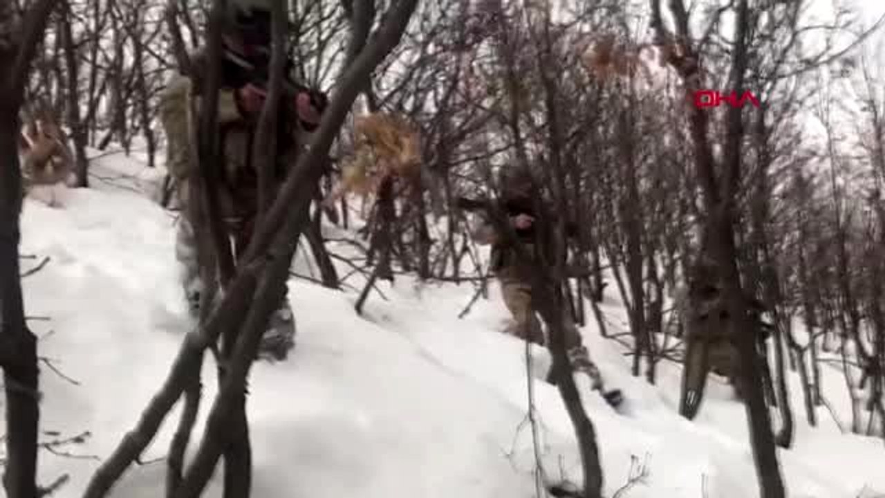 Bitlis'te PKK'nın kullandığı sığınakta malzemeler ele geçirildi