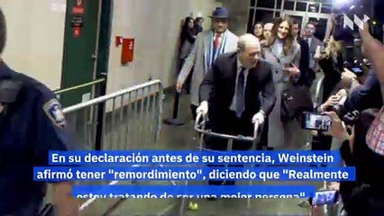 Harvey Weinstein es sentenciado a 23 años de prisión