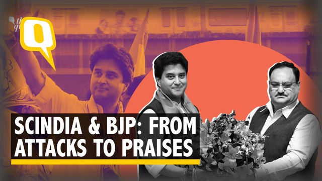 All Praises Now, Jyotiraditya Scindia Once Used to Launch Scathing Attacks on BJP