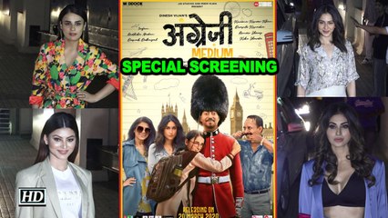 Radhika, Rakulpreet among B-towners at special screening of film 'Angrezi Medium'