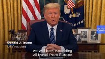 Coronavirus: EU condemns Trump over US travel ban from 26 Schengen countries