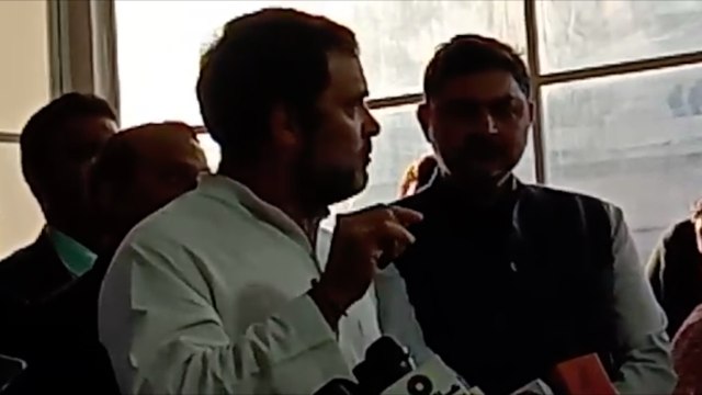 Rahul loses cool when asked about Congress' future and disregard for his team within the party