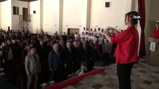 Siverek'te İstiklal Marşının kabulü kutlandı