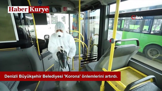 Denizli Büyükşehir Belediyesi 'Korona' önlemlerini artırdı