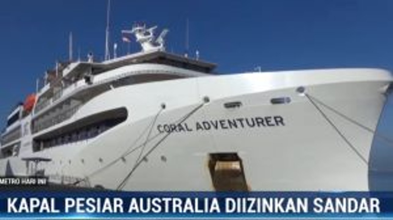 Kapal Pesiar Australia Diizinkan Sandar di Makassar