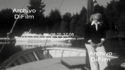 Raffaella Carra visits San Carlos de Bariloche - Argentina 1979