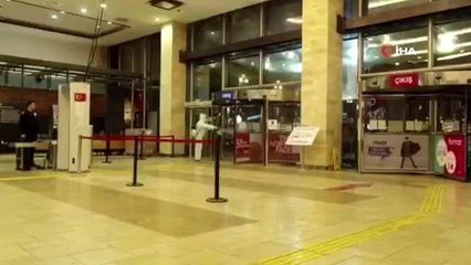 Bolu'da, Highway AVM koronavirüse karşı ilaçlandı