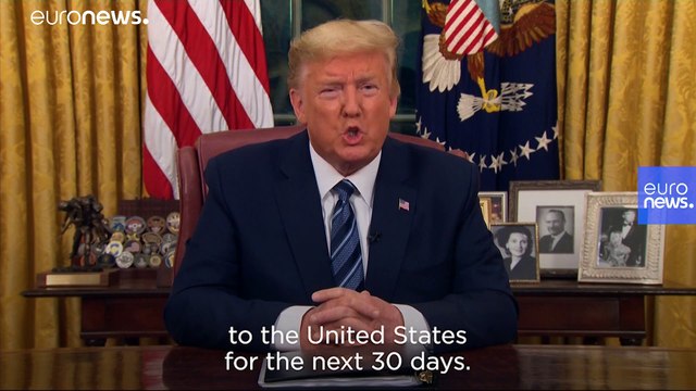 Coronavirus: EU condemns Trump over US travel ban from 26 Schengen countries