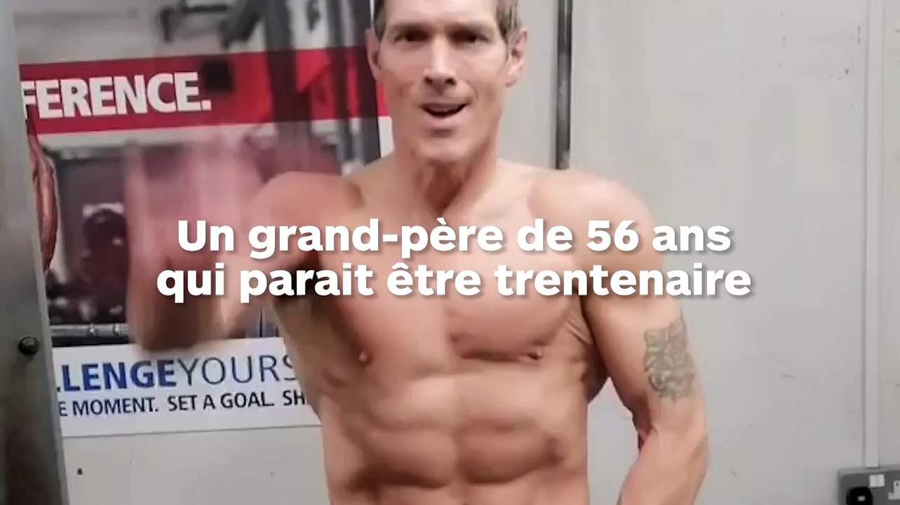 Ce grand-père de 56 ans parait avoir la trentaine