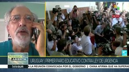 Raúl Olivera analiza el paro educativo en Uruguay