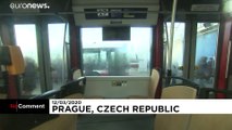 À Prague, de nouveaux produits désinfectants testés dans les transports