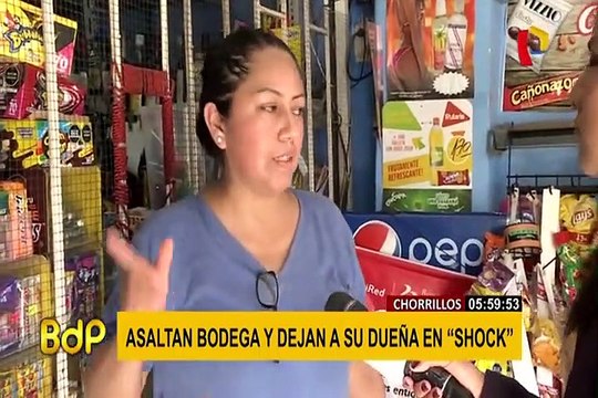 Chorrillos: asaltan por segunda vez a dueña de bodega