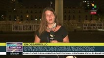 Carabineros reprimen protestas en rechazo a gestión de Piñera