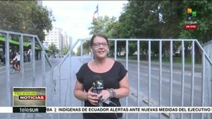 Continúan manifestaciones en Chile en rechazo a gestión de Piñera