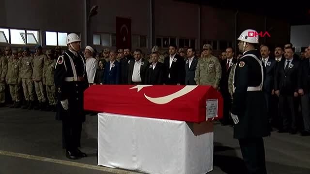 Şehit Jandarma Uzman Onbaşı Erbaş Beyazıt Bestami Buluş memleketi Hatay'a uğurlandı