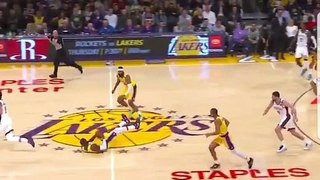 NBA-Lebron James et LA LAKERS show face à brooklynNets