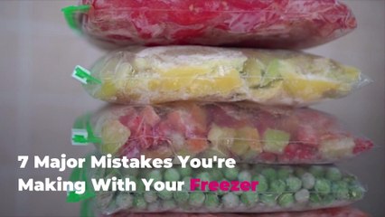 7 Major Mistakes You're Making With Your Freezer