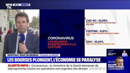 下载视频: Coronavirus: le président du Medef appelle à des 