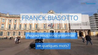 Franck Biasotto, candidat de la liste Toulouse belle et forte aux Municipales à Toulouse