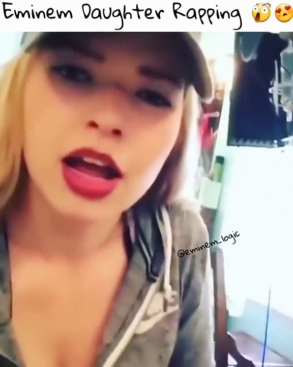 Eminem Daughter rapping 