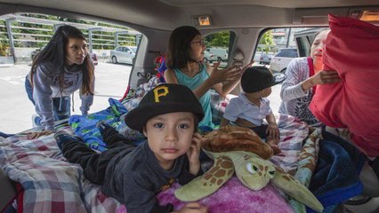 Car Dealer Opens His Lot For The Homeless