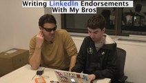 Writing LinkedIn Endorsements With Donnie, Nick, Rone, And Brandon Newman