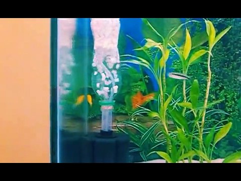 DIY HYBRID SPONGE AND MOVING MEDIA AQUARIUM FILTER
