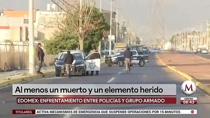 Delincuente pierde la vida tras enfrentamiento con policías en Tecámac