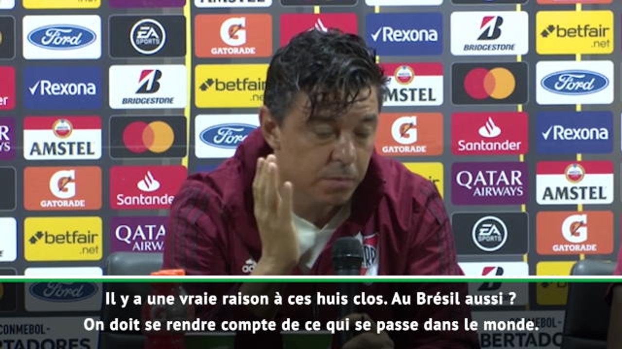 Coronavirus - Marcelo Gallardo : ''Jouer à huis clos, c'est horrible !''