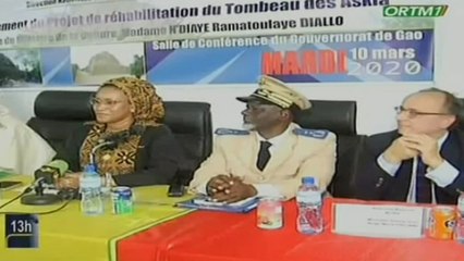Lancement de projet de réhabilitation du tombeau des Askia procédé par la ministre de la culture