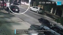 VIDEO.- Motochorros atacaron a un joven en La Plata