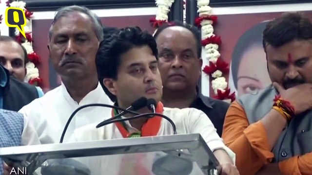 THN TV24 13 AMP Political Crisis Scindia Address Media from BJP Office in Bhopal