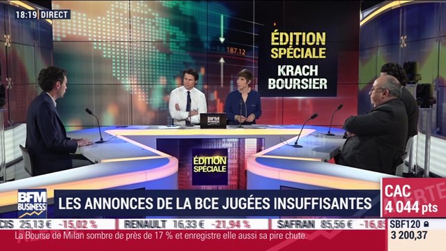 Édition spéciale: Les annonces de la BCE jugées insuffisantes - 12/03