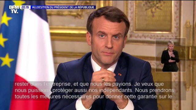 Coronavirus: Emmanuel Macron annonce un mécanisme exceptionnel et massif de chômage partiel