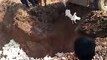 A dejected farmer Nazeer Makandar from Lolasoora village in #Gokak, #Belagavi decided to bury #chicken from his #poultry farm, following steep fall in price due to #CoronavirusOutbreak