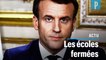 Emmanuel Macron : les établissements scolaires  fermés « jusqu'à nouvel ordre »