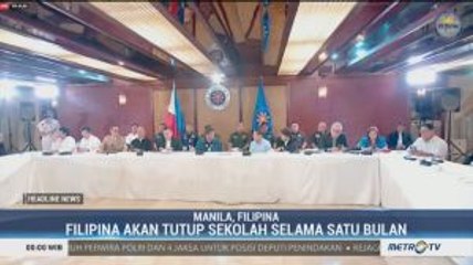 Filipina akan Tutup Sekolah Selama 1 Bulan