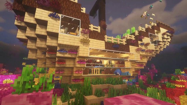 MINECRAFT: SUNKEN SHIPS HOUSE TUTORIAL | How to build minecraft