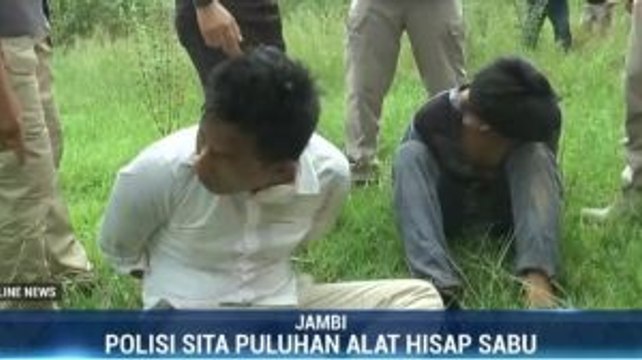 Polisi Gerebek Kampung Narkoba di Jambi