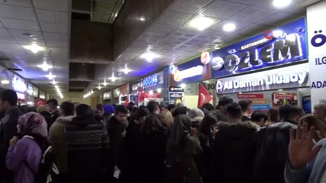 Şehirlerarası Otobüs Terminali, yolcularla doldu
