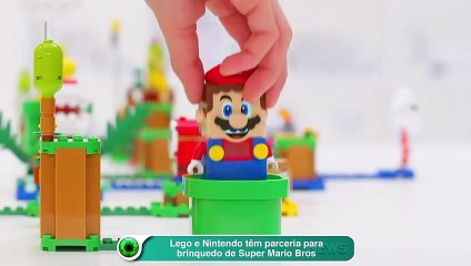 Lego e Nintendo têm parceria para brinquedo de Super Mario Bros
