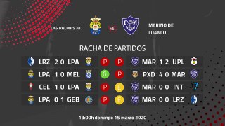 Previa partido entre Las Palmas At. y Marino de Luanco Jornada 29 Segunda División B